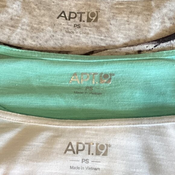 Bundle of 3 APT.9 Rhinestone/Graphic Tees Sz PS #89Q - Picture 9 of 11